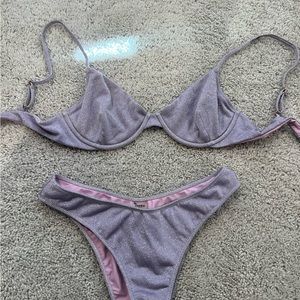 Montce swim suit with sarong- size large